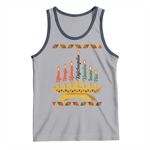 7 Principles Of Kwanzaa Tank Top Festival Of Lights African Heritage Gift - Print Your Wear
