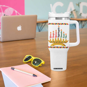 7 Principles Of Kwanzaa Tumbler With Handle Festival Of Lights African Heritage Gift TS12 Print Your Wear