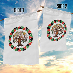 Kwanzaa Tree Of Life Garden Flag African American Holiday Gift - Print Your Wear