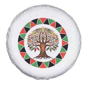 Kwanzaa Tree Of Life Spare Tire Cover African American Holiday Gift TS12 Print Your Wear