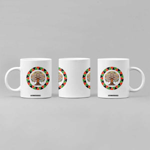 Kwanzaa Tree Of Life Coffee Mug African American Holiday Gift - Print Your Wear
