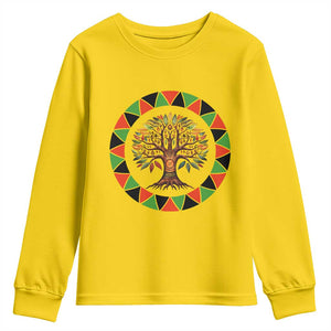 Kwanzaa Tree Of Life Youth Sweatshirt African American Holiday Gift TS12 Daisy Print Your Wear
