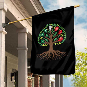 Seven Candles Of Kwanzaa Tree Of Life Garden Flag African Heritage Gift TS12 Print Your Wear