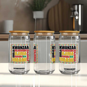 Nguzo Saba Seven Principles Glass Can African Heritage Celebration Gift - Print Your Wear