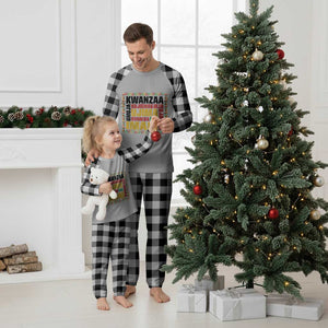 Nguzo Saba Seven Principles Plaid Pajama Set African Heritage Celebration Gift TS12 White Plaid Print Your Wear