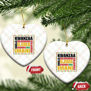 Nguzo Saba Seven Principles Ceramic Ornament African Heritage Celebration Gift TS12 Print Your Wear