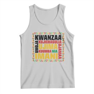 Nguzo Saba Seven Principles Tank Top African Heritage Celebration Gift - Print Your Wear