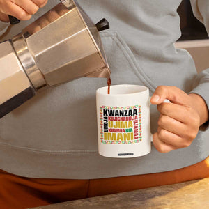 Nguzo Saba Seven Principles Coffee Mug African Heritage Celebration Gift TS12 Print Your Wear