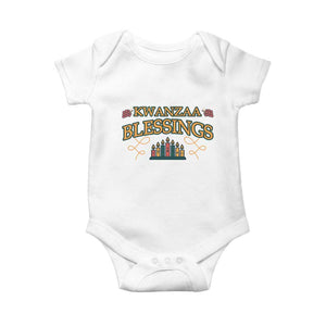 Kwanzaa Blessings Baby Onesie African Heritage Celebration Gift TS12 White Print Your Wear