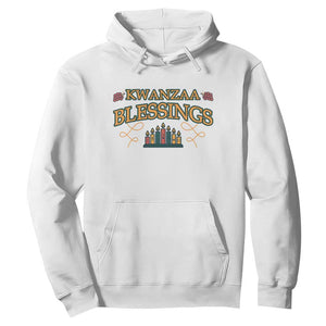 Kwanzaa Blessings Hoodie African Heritage Celebration Gift TS12 White Print Your Wear
