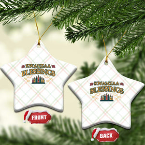 Kwanzaa Blessings Ceramic Ornament African Heritage Celebration Gift TS12 Print Your Wear
