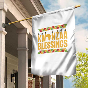Kwanzaa Blessings Garden Flag Kinara Light African Heritage Gift TS12 Print Your Wear