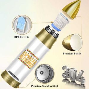 Kwanzaa Blessings Bullet Tumbler Kinara Light African Heritage Gift TS12 Print Your Wear
