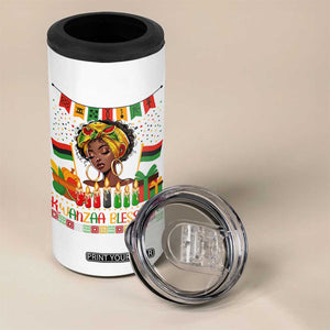 Kwanzaa Blessings African Woman 4 in 1 Can Cooler Tumbler Umoja Seven Principles Family Gift TS12 Print Your Wear