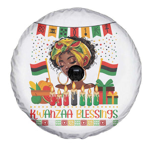 Kwanzaa Blessings African Woman Spare Tire Cover Umoja Seven Principles Family Gift TS12 Print Your Wear