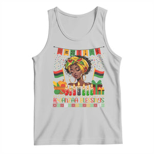 Kwanzaa Blessings African Woman Tank Top Umoja Seven Principles Family Gift TS12 Ash Print Your Wear