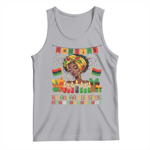 Kwanzaa Blessings African Woman Tank Top Umoja Seven Principles Family Gift TS12 Athletic Heather Print Your Wear