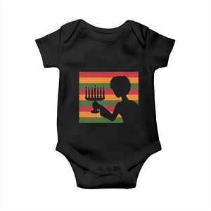 Kwanzaa Umoja Family African Woman Seven Principles Gift Baby Onesie TS12 Black Print Your Wear