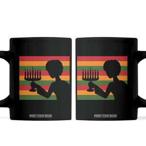 Kwanzaa Umoja Family African Woman Seven Principles Gift Coffee Mug TS12 Black Print Your Wear