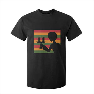 Kwanzaa Umoja Family African Woman Seven Principles Gift T Shirt For Kid TS12 Black Print Your Wear