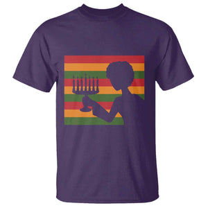 Kwanzaa Umoja Family African Woman Seven Principles Gift T Shirt TS12 Purple Print Your Wear