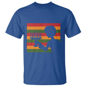 Kwanzaa Umoja Family African Woman Seven Principles Gift T Shirt TS12 Royal Blue Print Your Wear