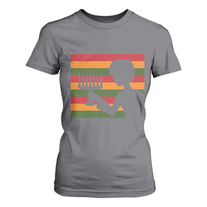 Kwanzaa Umoja Family African Woman Seven Principles Gift T Shirt For Women TS12 Charcoal Print Your Wear