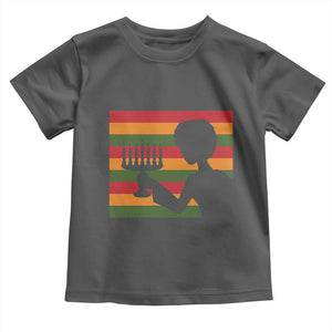 Kwanzaa Umoja Family African Woman Seven Principles Gift Toddler T Shirt TS12 Dark Heather Print Your Wear