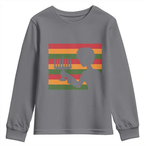 Kwanzaa Umoja Family African Woman Seven Principles Gift Youth Sweatshirt TS12 Charcoal Print Your Wear
