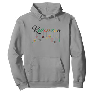 Kwanzaa Hoodie Lights Of Unity Seven Principles Heritage Gift TS12 Sport Gray Print Your Wear