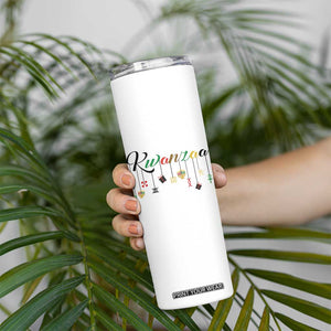 Kwanzaa Skinny Tumbler Lights Of Unity Seven Principles Heritage Gift TS12 Print Your Wear