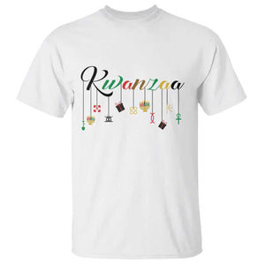 Kwanzaa T Shirt Lights Of Unity Seven Principles Heritage Gift TS12 White Print Your Wear