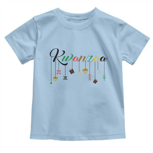 Kwanzaa Toddler T Shirt Lights Of Unity Seven Principles Heritage Gift TS12 Light Blue Print Your Wear