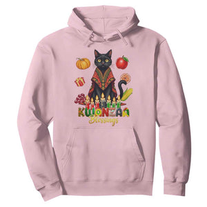 Kwanzaa Blessings Hoodie Funny Cat African Heritage Gift TS12 Light Pink Print Your Wear