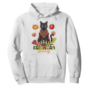 Kwanzaa Blessings Hoodie Funny Cat African Heritage Gift TS12 White Print Your Wear