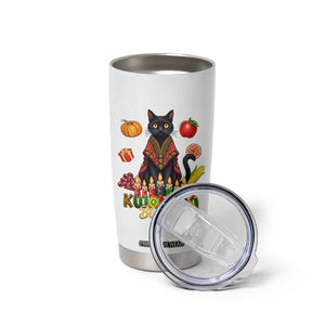 Kwanzaa Blessings Tumbler Cup Funny Cat African Heritage Gift TS12 Print Your Wear