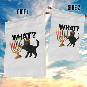 Funny Black Cat Chaos Kwanzaa Kinara Candle Garden Flag African Heritage Gift TS12 Print Your Wear