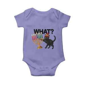 Funny Black Cat Chaos Kwanzaa Kinara Candle Baby Onesie African Heritage Gift TS12 Violet Print Your Wear