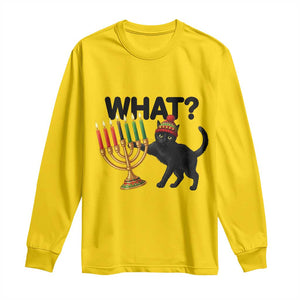 Funny Black Cat Chaos Kwanzaa Kinara Candle Long Sleeve Shirt African Heritage Gift TS12 Daisy Print Your Wear
