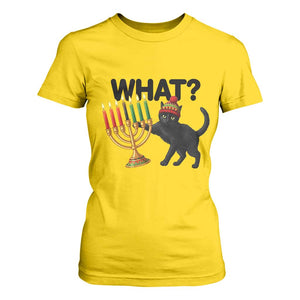 Funny Black Cat Chaos Kwanzaa Kinara Candle T Shirt For Women African Heritage Gift TS12 Daisy Print Your Wear