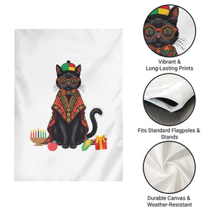 Cute Kwanzaa Cat Dashiki Garden Flag African Heritage Gift TS12 Print Your Wear