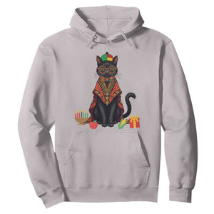 Cute Kwanzaa Cat Dashiki Hoodie African Heritage Gift TS12 Ice Gray Print Your Wear