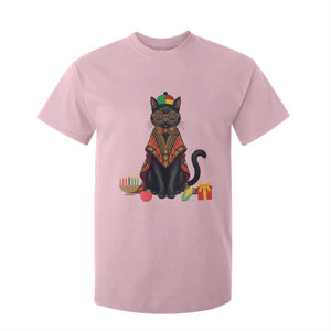 Cute Kwanzaa Cat Dashiki T Shirt For Kid African Heritage Gift TS12 Light Pink Print Your Wear