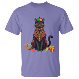Cute Kwanzaa Cat Dashiki T Shirt African Heritage Gift TS12 Violet Print Your Wear