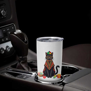 Cute Kwanzaa Cat Dashiki Tumbler Cup African Heritage Gift TS12 Print Your Wear