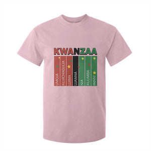 Light Of Kwanzaa T Shirt For Kid Nguzo Saba African Heritage Gift TS12 Light Pink Print Your Wear