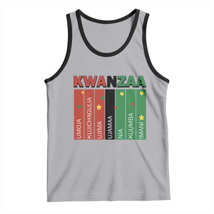 Light Of Kwanzaa Tank Top Nguzo Saba African Heritage Gift TS12 Athletic Heather Black Print Your Wear