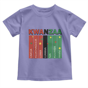 Light Of Kwanzaa Toddler T Shirt Nguzo Saba African Heritage Gift TS12 Violet Print Your Wear