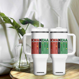 Light Of Kwanzaa Tumbler With Handle Nguzo Saba African Heritage Gift TS12 Print Your Wear