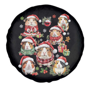Funny Santa Cavy Squad Spare Tire Cover Christmas Guinea Pig Gift TS12 Print Your Wear